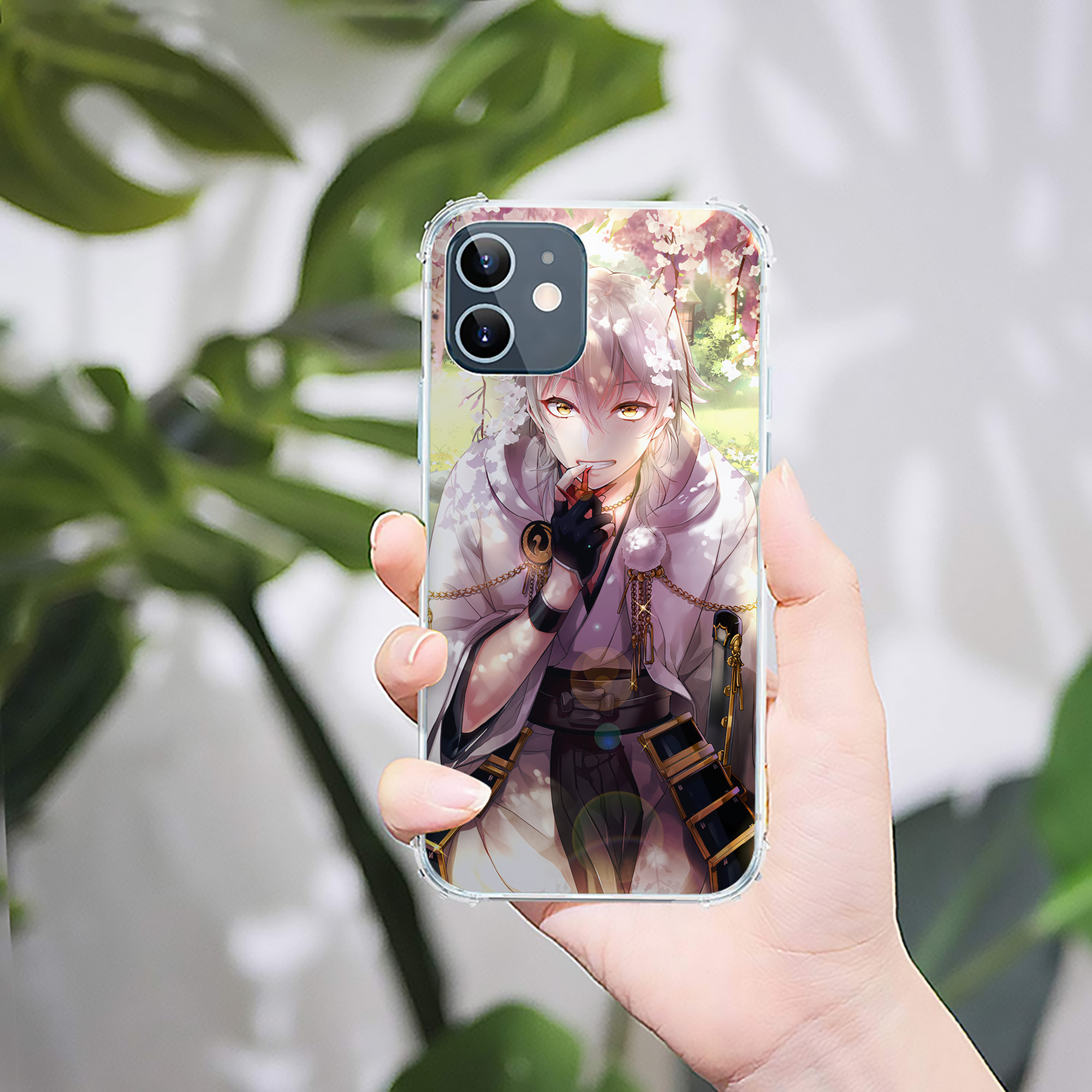 （画像用） 刀剣乱舞 Touken Ranbu 【iPhone 12シリーズ対応】透明スマホケース（クリアソフトケース）